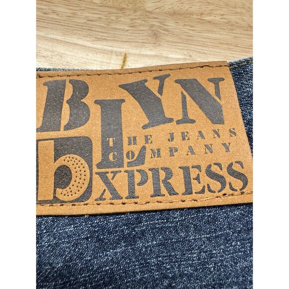 Bklyn XPress Brooklyn Express Jeans Men Sz 36x34 Y2K Baggy Hip Hop Grunge Patch - Picture 8 of 8